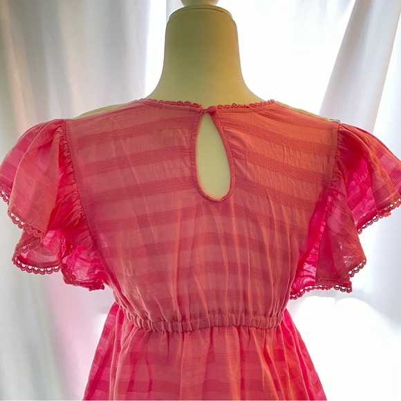 Anthropologie - Plenty by Tracy Reese Embroidered Babydoll Blouse - Size M - Picture 6 of 9